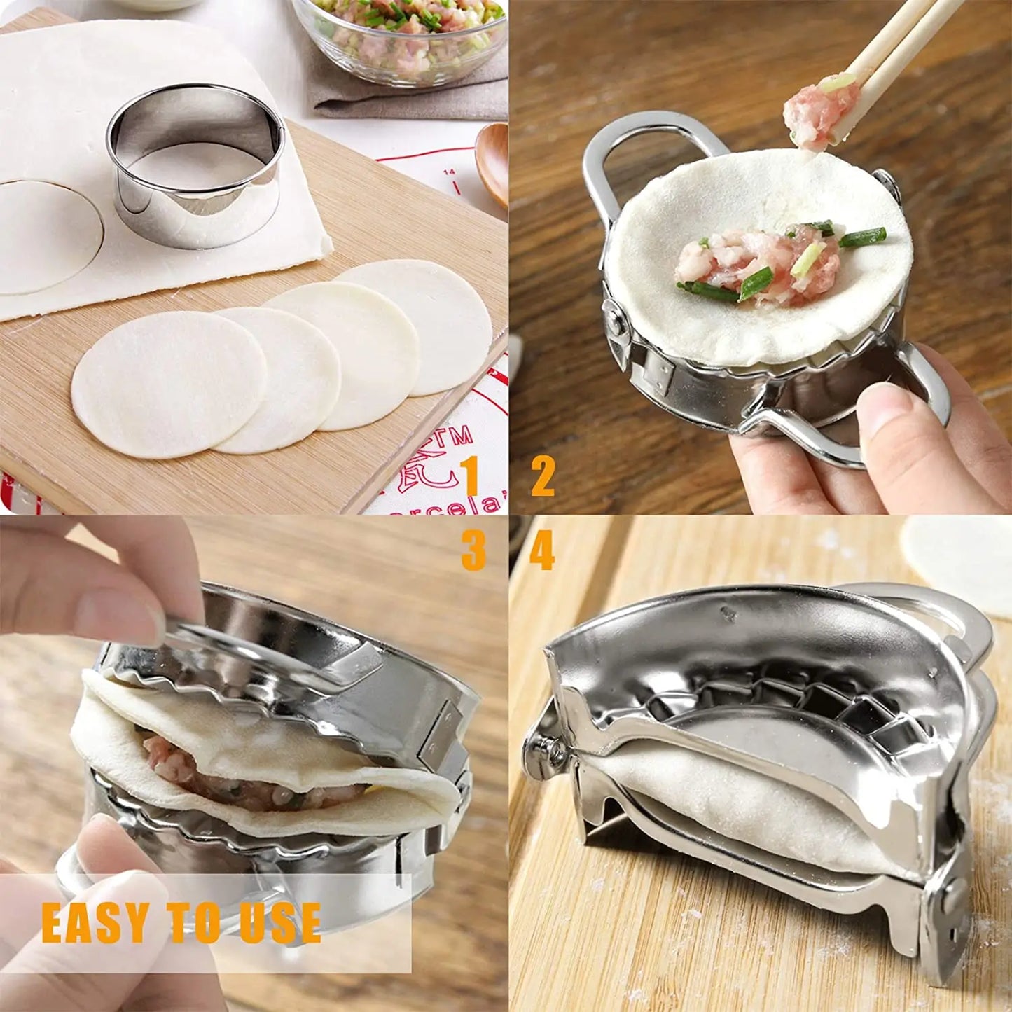 Stainless Steel Dumpling & Pastry Maker Set