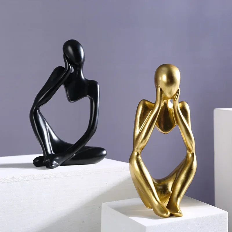 Nordic Style Abstract Sculpture for Living Room