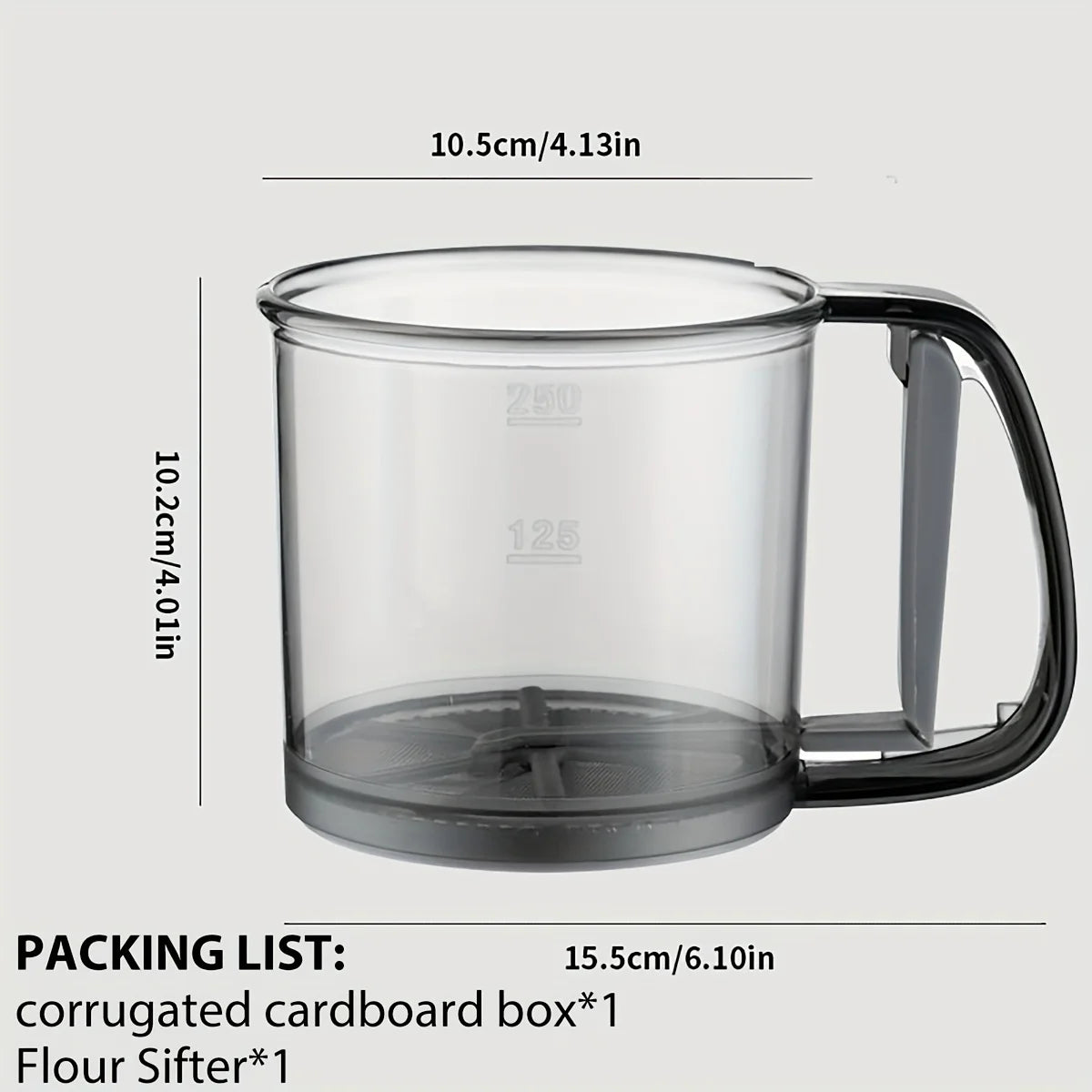 Ultra-Fine Flour Filter Cup