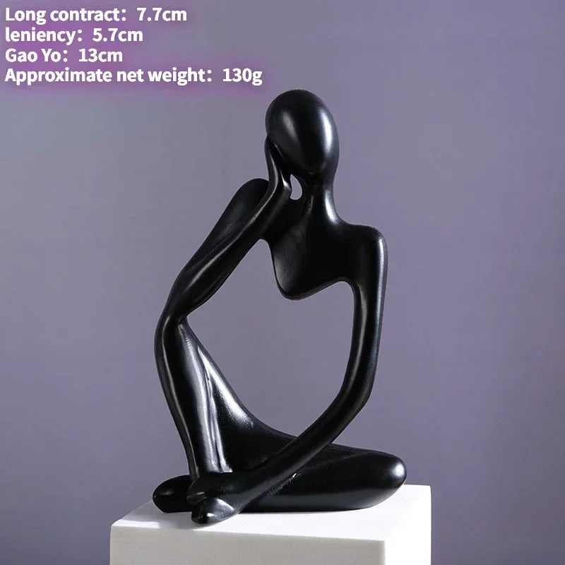 Nordic Style Abstract Sculpture for Living Room