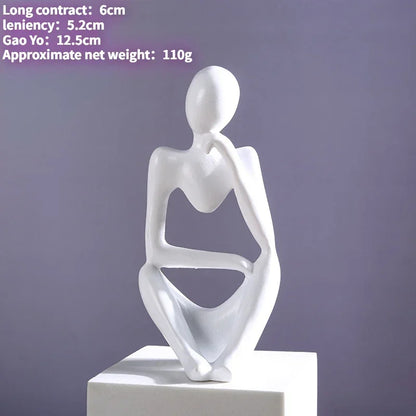 Nordic Style Abstract Sculpture for Living Room
