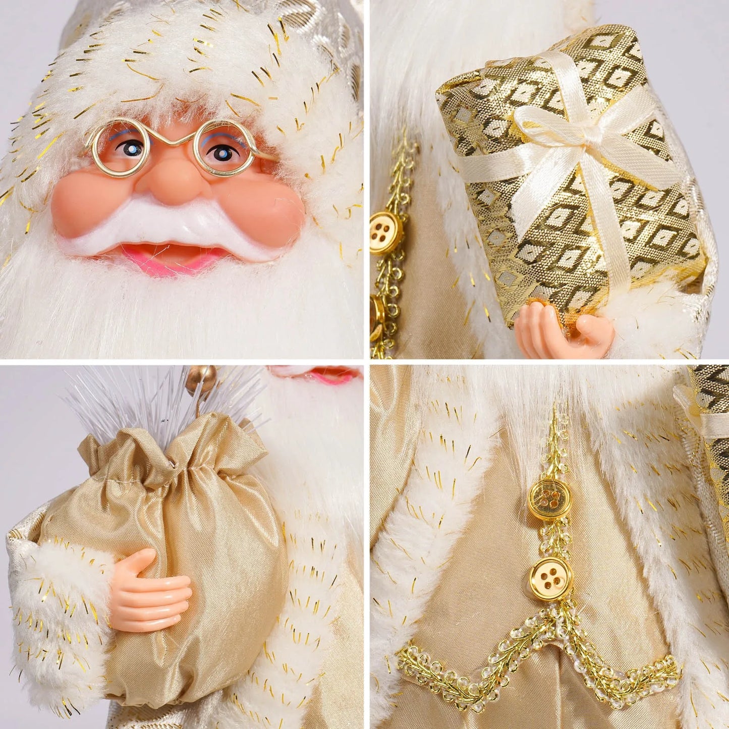Jolly Santa Table Ornament