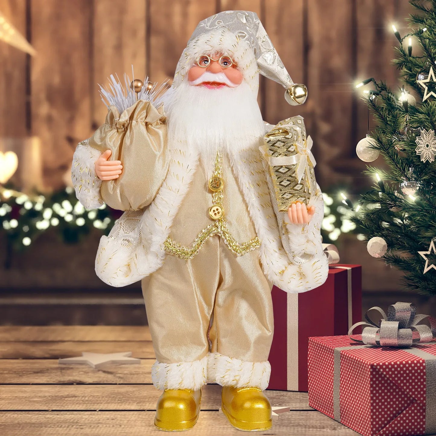 Jolly Santa Table Ornament