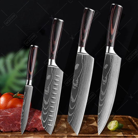Professional Chef Knife – Stainless Steel Precision for Meat, Fish & Vegetables