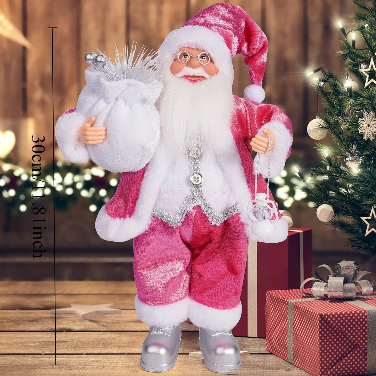 Jolly Santa Table Ornament