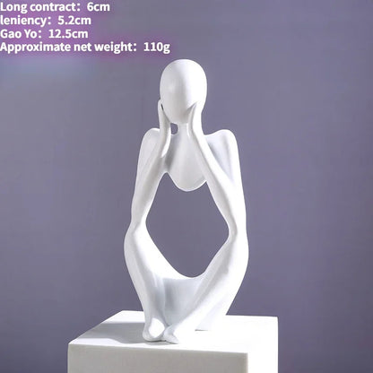 Nordic Style Abstract Sculpture for Living Room