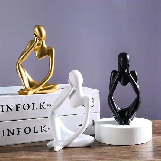 Nordic Style Abstract Sculpture for Living Room