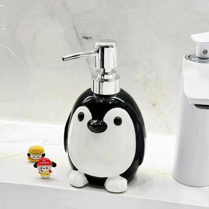 Ensemble distributeur de savon Penguin Elegance – Accessoires de salle de bain de luxe 