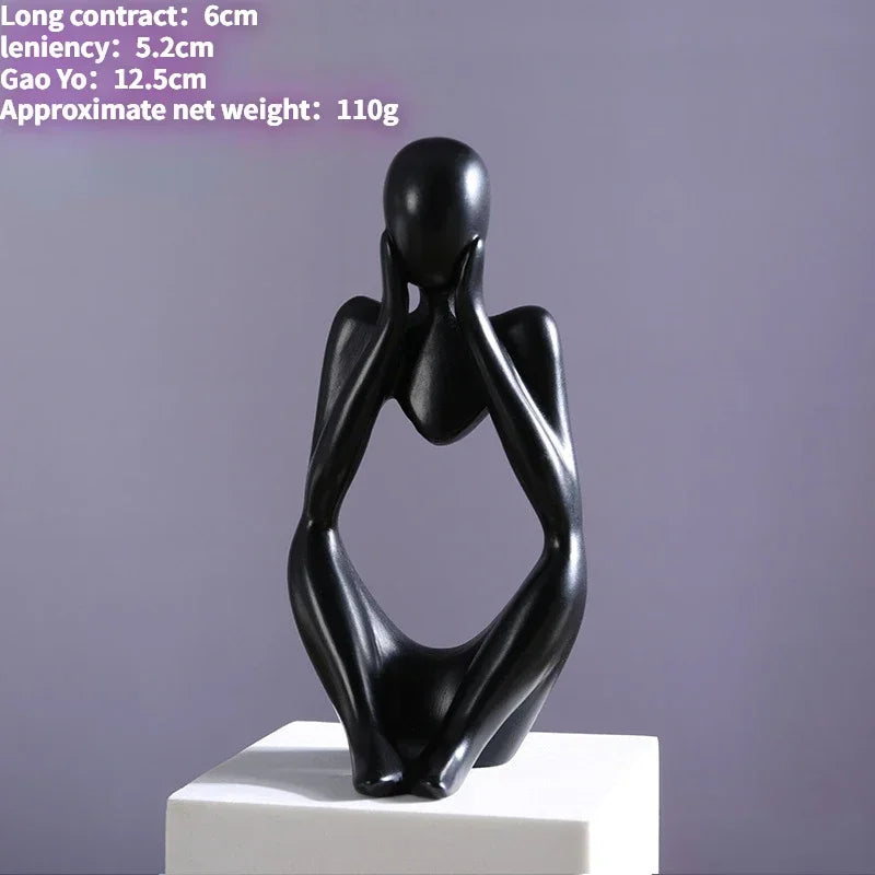 Nordic Style Abstract Sculpture for Living Room