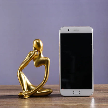 Nordic Style Abstract Sculpture for Living Room