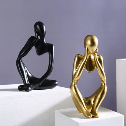 Nordic Style Abstract Sculpture for Living Room
