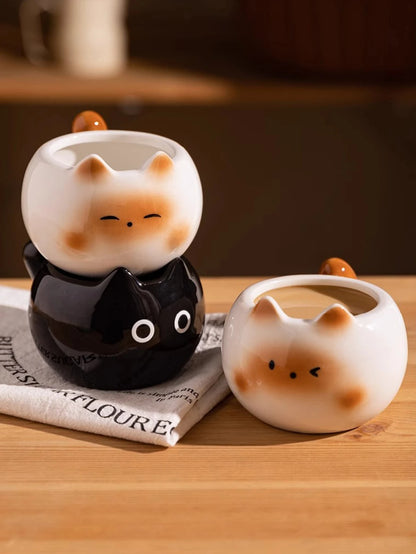 Charming Siamese Cat Coffee Cup – Perfect Gift for Tea & Coffee Lovers