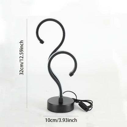 Creative Question Mark LED Lamp – Adjustable Brightness for Bedroom or Office