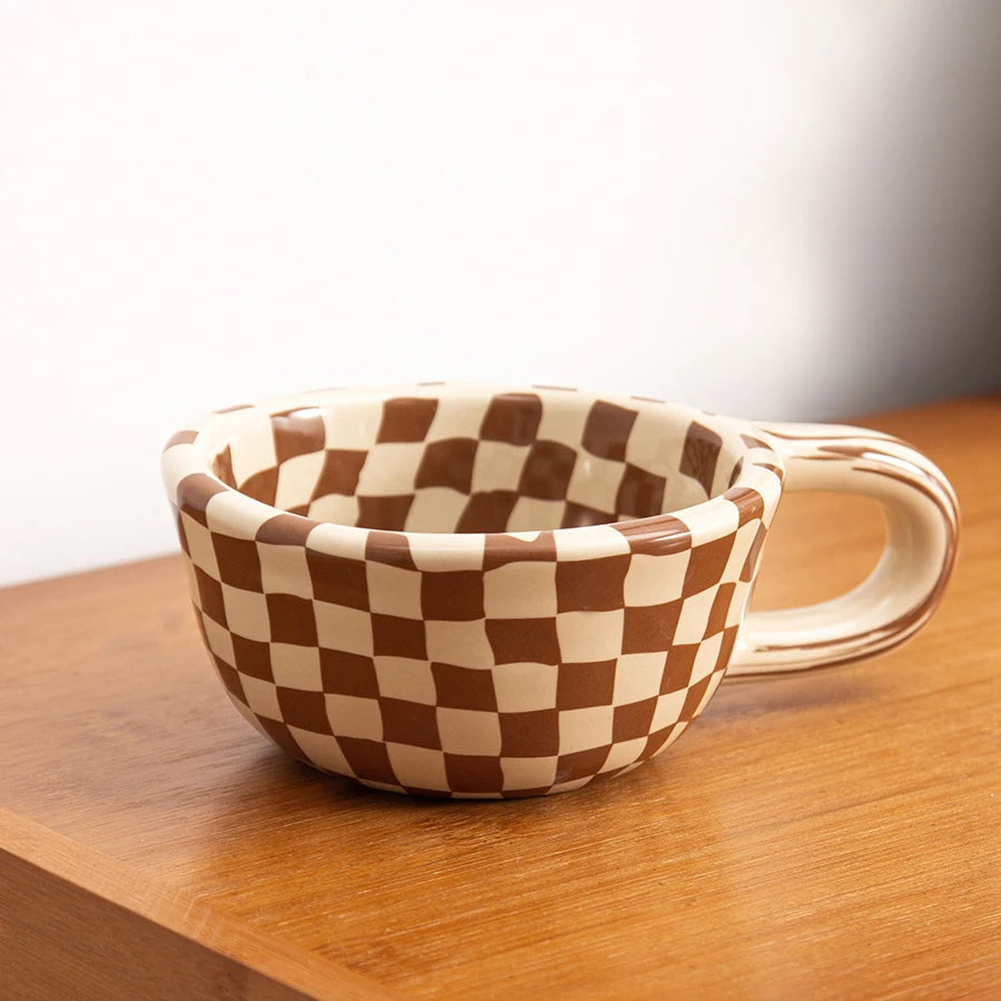 Wrench Handle Ceramic Coffee Mug – 220ml Barista Cup
