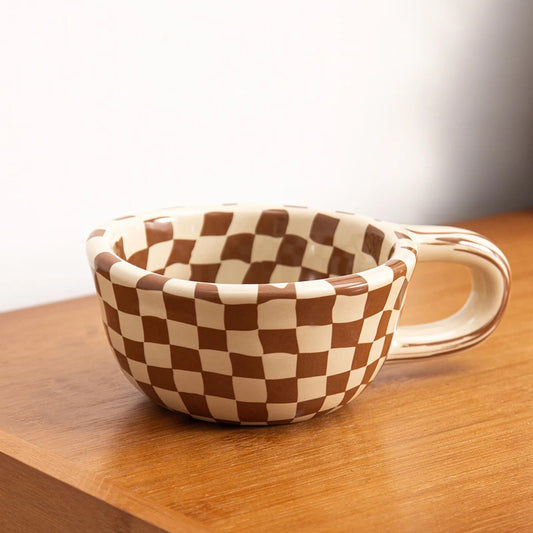 Wrench Handle Ceramic Coffee Mug – 220ml Barista Cup