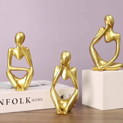 Nordic Style Abstract Sculpture for Living Room