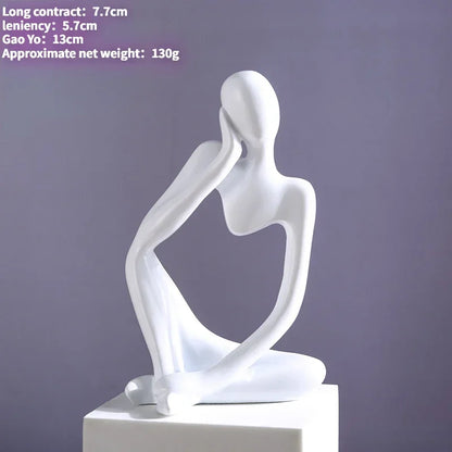 Nordic Style Abstract Sculpture for Living Room