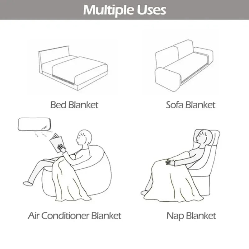 CosyLoom™ – Nordic Style Couch Cover & Nap Blanket