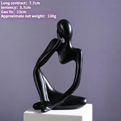 Nordic Style Abstract Sculpture for Living Room