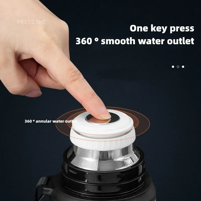 Stainless Steel Thermal Bottle – Outdoor Travel Coffee Flask