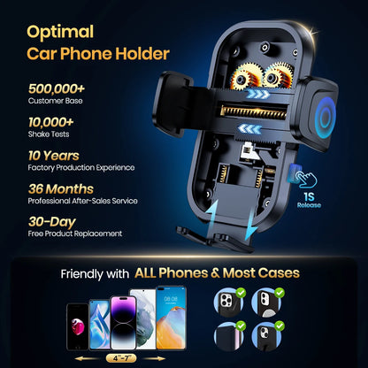 DriveSafe Car Phone Holder – Fits All Phones & Cases