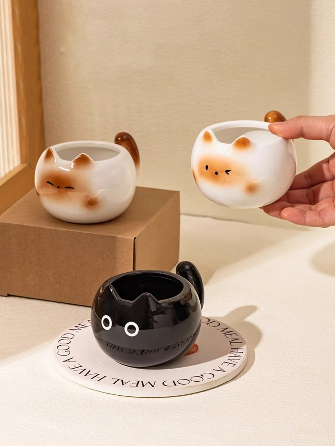 Charming Siamese Cat Coffee Cup – Perfect Gift for Tea & Coffee Lovers
