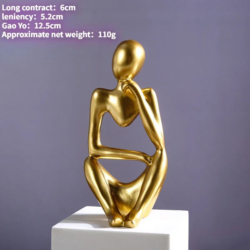 Nordic Style Abstract Sculpture for Living Room