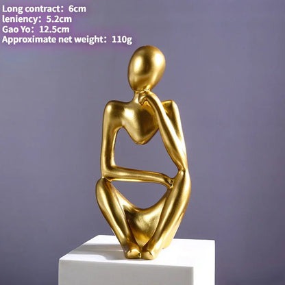 Nordic Style Abstract Sculpture for Living Room