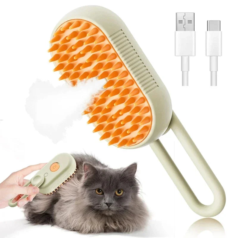 Steam Massage Brush for Pets