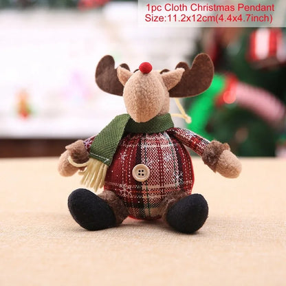Festive Telescopic Santa Doll – Christmas Home Decoration