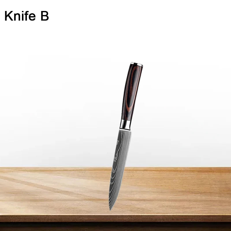 Professional Chef Knife – Stainless Steel Precision for Meat, Fish & Vegetables