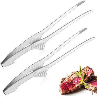 Premium Stainless Steel Food Tongs – Perfect for BBQ, Salad & Buffet
