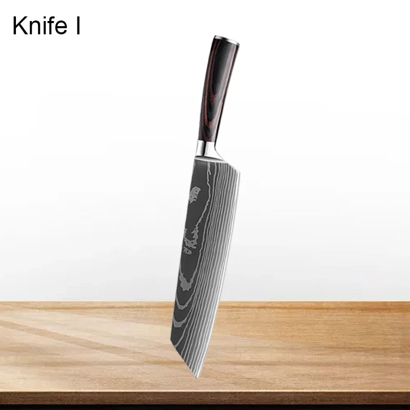 Professional Chef Knife – Stainless Steel Precision for Meat, Fish & Vegetables