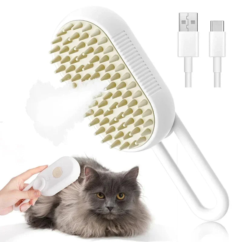 Steam Massage Brush for Pets
