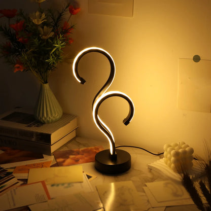 Creative Question Mark LED Lamp – Adjustable Brightness for Bedroom or Office