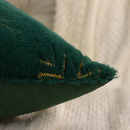 Snowflake Plush Christmas Cushion Cover