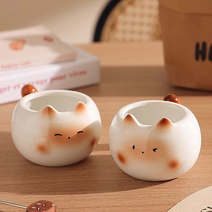 Charming Siamese Cat Coffee Cup – Perfect Gift for Tea & Coffee Lovers