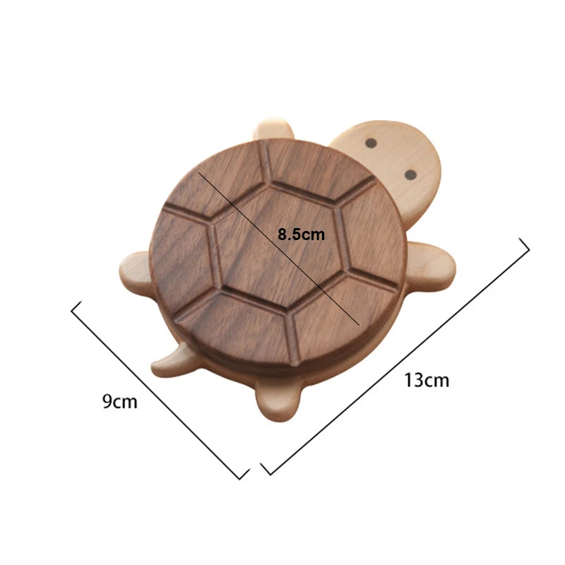 Solid Walnut Turtle Tea Coaster