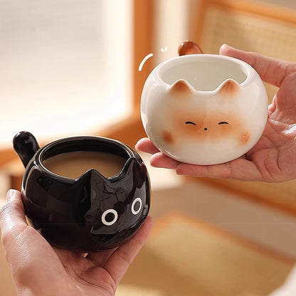 Charming Siamese Cat Coffee Cup – Perfect Gift for Tea & Coffee Lovers