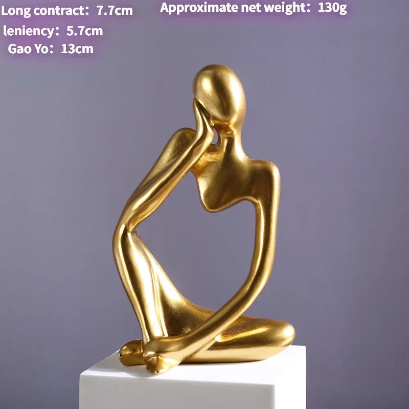 Nordic Style Abstract Sculpture for Living Room