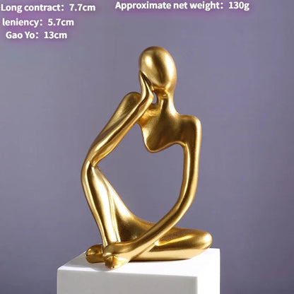 Nordic Style Abstract Sculpture for Living Room