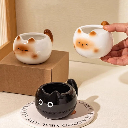 Charming Siamese Cat Coffee Cup – Perfect Gift for Tea & Coffee Lovers
