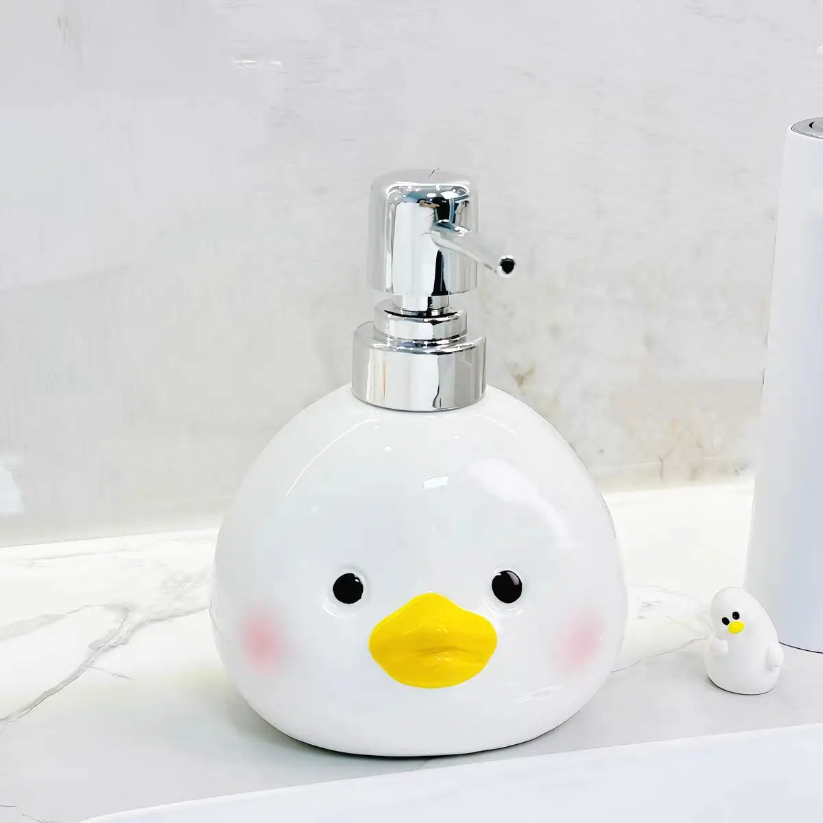 Ensemble distributeur de savon Penguin Elegance – Accessoires de salle de bain de luxe 