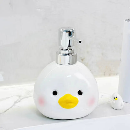 Ensemble distributeur de savon Penguin Elegance – Accessoires de salle de bain de luxe 