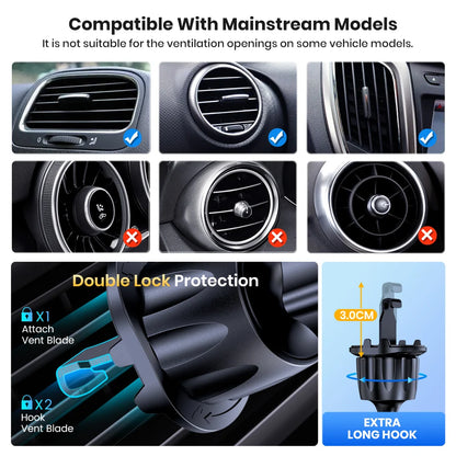 DriveSafe Car Phone Holder – Fits All Phones & Cases