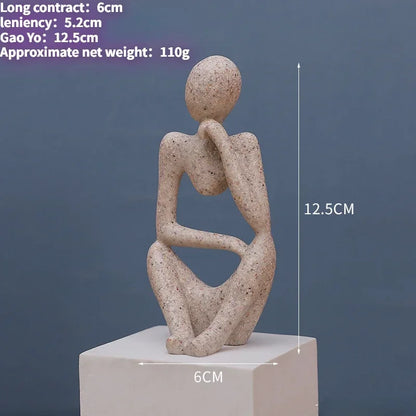 Nordic Style Abstract Sculpture for Living Room