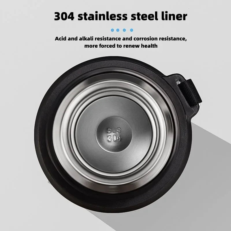 Stainless Steel Thermal Bottle – Outdoor Travel Coffee Flask