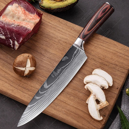 Professional Chef Knife – Stainless Steel Precision for Meat, Fish & Vegetables