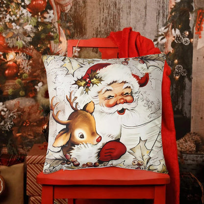 Merry Moments Pillow Covers – Holiday Magic for Your Sofa