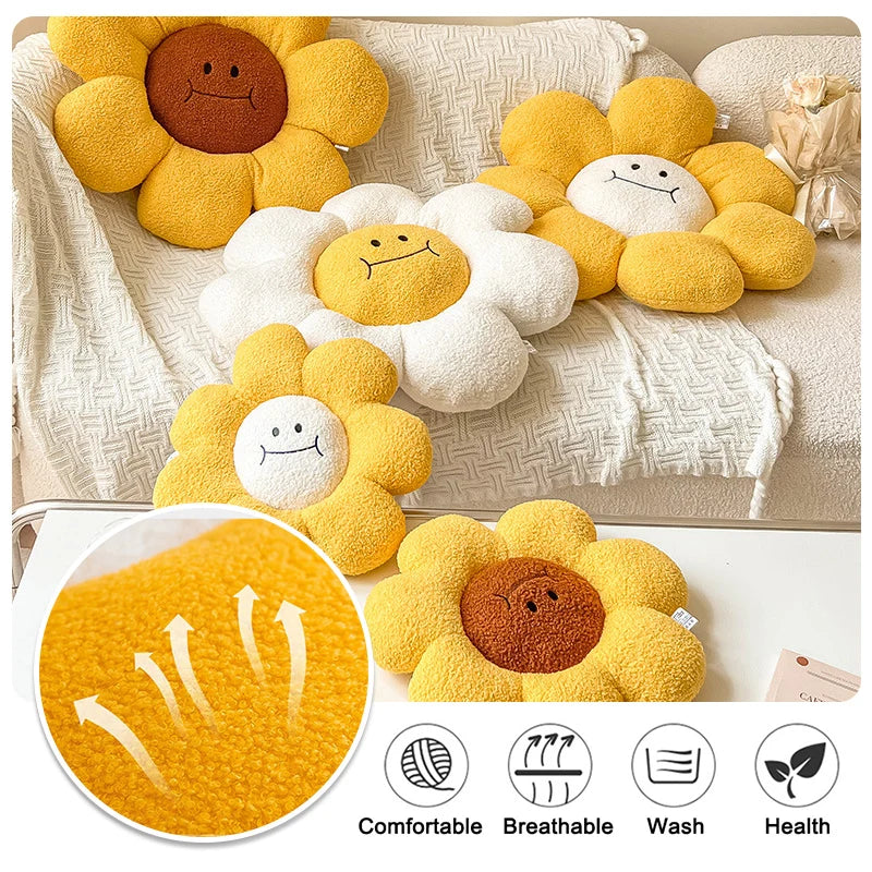 Cosy Flower Cushion for Bedroom & Gifts